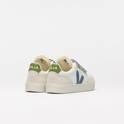 Veja BABY Small V - 90 O.T. Leather Multico White California - Studio Play