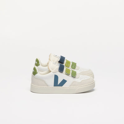 Veja BABY Small V - 90 O.T. Leather Multico White California - Studio Play
