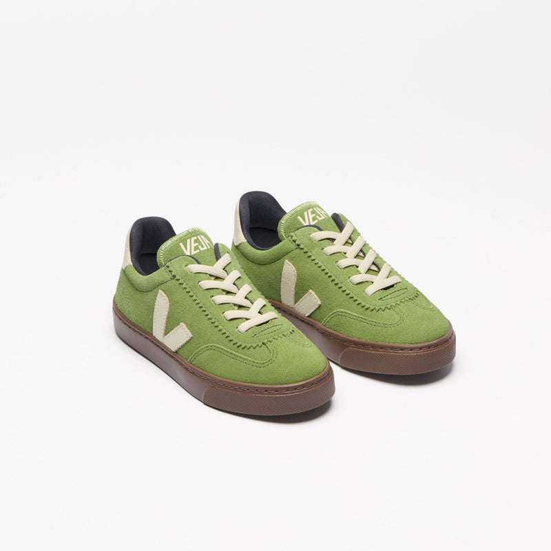 Veja BABY Small Volley Suede Kiwi Pierre Bark - Studio Play