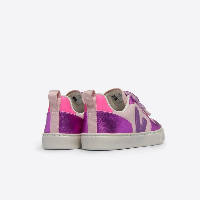 Veja BABY V - 10 Chromefree Leather Petale Multico Cosmos - Studio Play