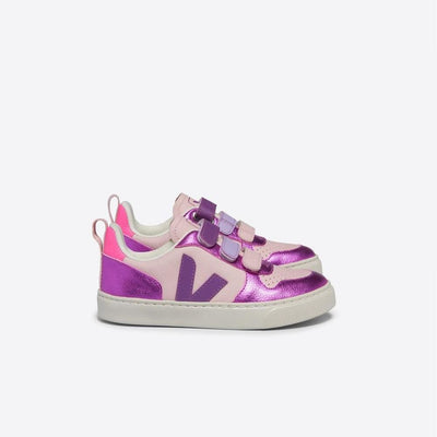 Veja BABY V - 10 Chromefree Leather Petale Multico Cosmos - Studio Play