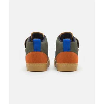 Veja BABY V - 10 Mid Velcro Suède Multico Mud Paros - Studio Play