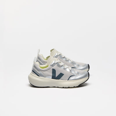 Veja KIDS Small Canary Light Alveomesh Grey California Silver - Studio Play