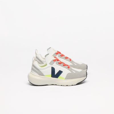 Veja KIDS Small Canary Light O.T. Leather White Nautico - Studio Play