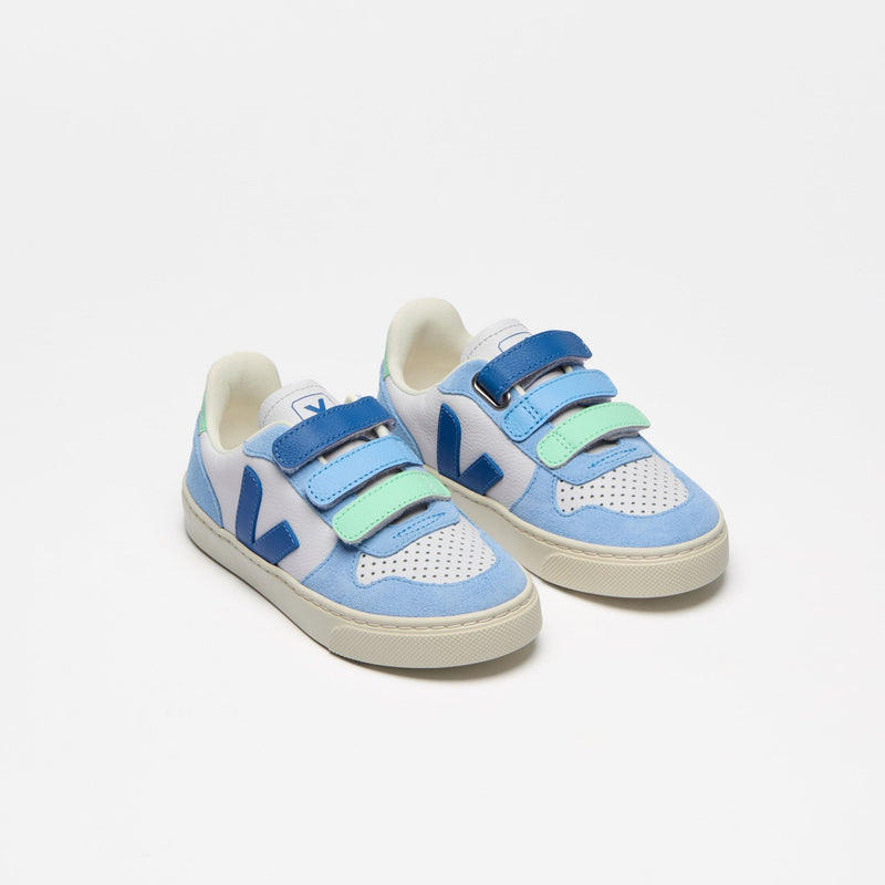 Veja KIDS Small V - 10 Chromefree Leather Ice Multico Indign - Studio Play