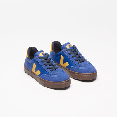 Veja KIDS Small Volley O.T. Leather Atlantic Ouro Bark