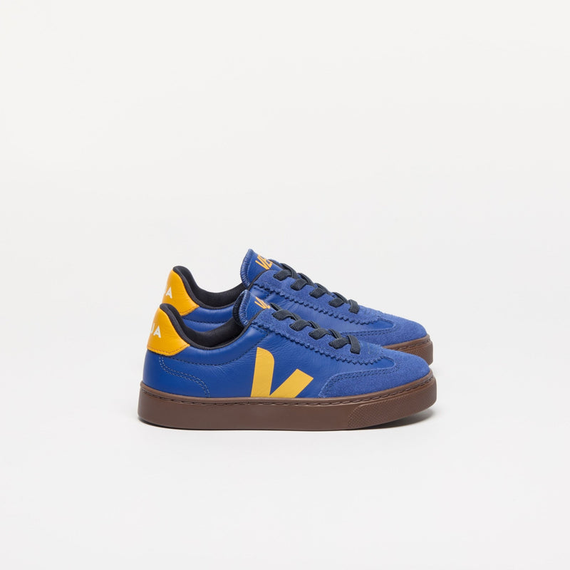 Veja KIDS Small Volley O.T. Leather Atlantic Ouro Bark