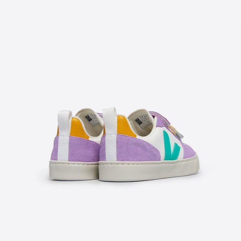 Veja KIDS V - 10 Chromefree Leather Extra White Multico Mint - Studio Play