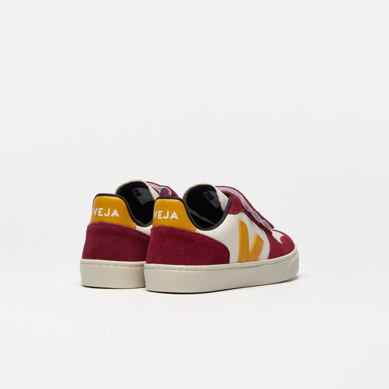 Veja KIDS V - 10 Chromefree Leather Pure Ouro Marsala - Studio Play