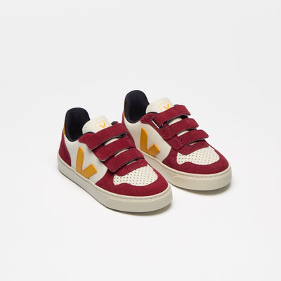Veja KIDS V - 10 Chromefree Leather Pure Ouro Marsala - Studio Play