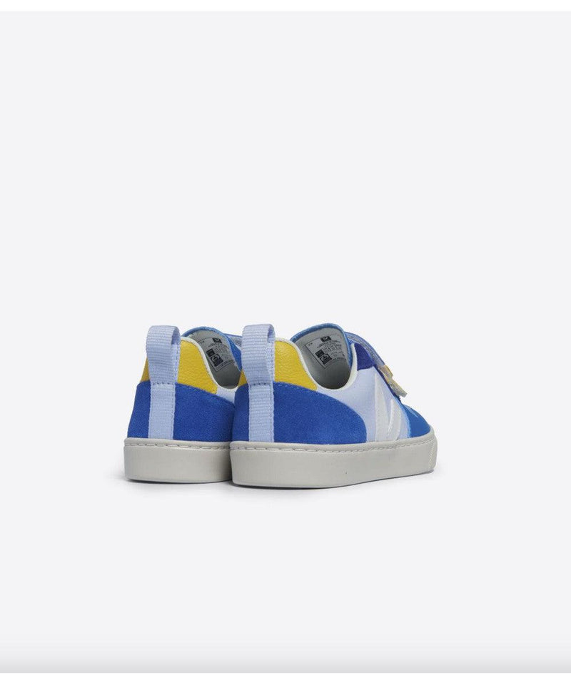 Veja Small V-10 Velcro Multico Swan White