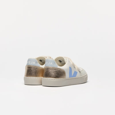 Veja Small V - 12 Chromefree Leather Extra White Olympe - Studio Play
