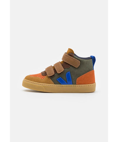 Veja V-10 Mid Velcro Suède Multico Mud Paros