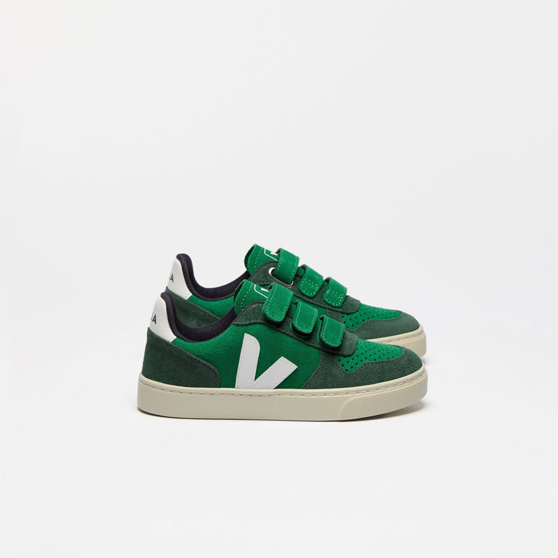 Veja V - 10 Suede Emeraude White - Studio Play