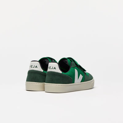 Veja V - 10 Suede Emeraude White - Studio Play