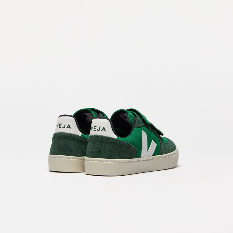 Veja V - 10 Suede Emeraude White - Studio Play