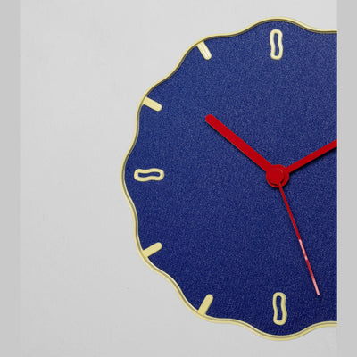 Studio Warren & Laetitia Margherita Clock Blue/ Pastel Yellow/ Red