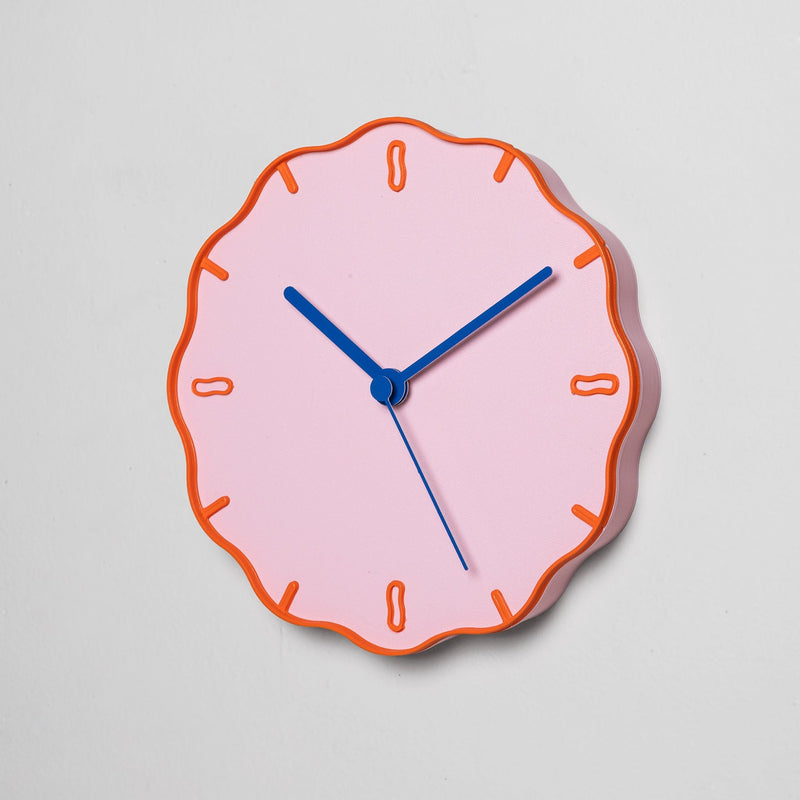 Studio Warren & Laetitia Margherita Clock Pink/Orange/ Blue