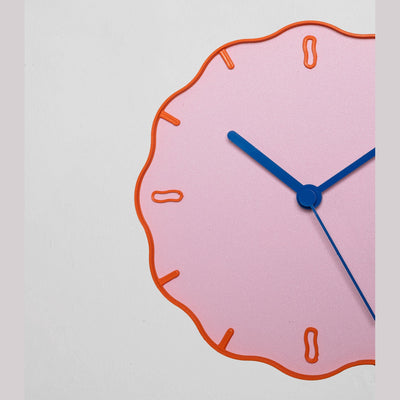 Studio Warren & Laetitia Margherita Clock Pink/Orange/ Blue