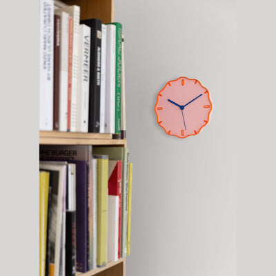 Studio Warren & Laetitia Margherita Clock Pink/Orange/ Blue