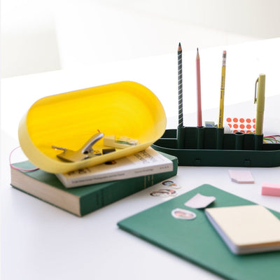 Studio Warren & Laetitia Toolbox Charlie Pastel Yellow/ Forest Green/ Pink