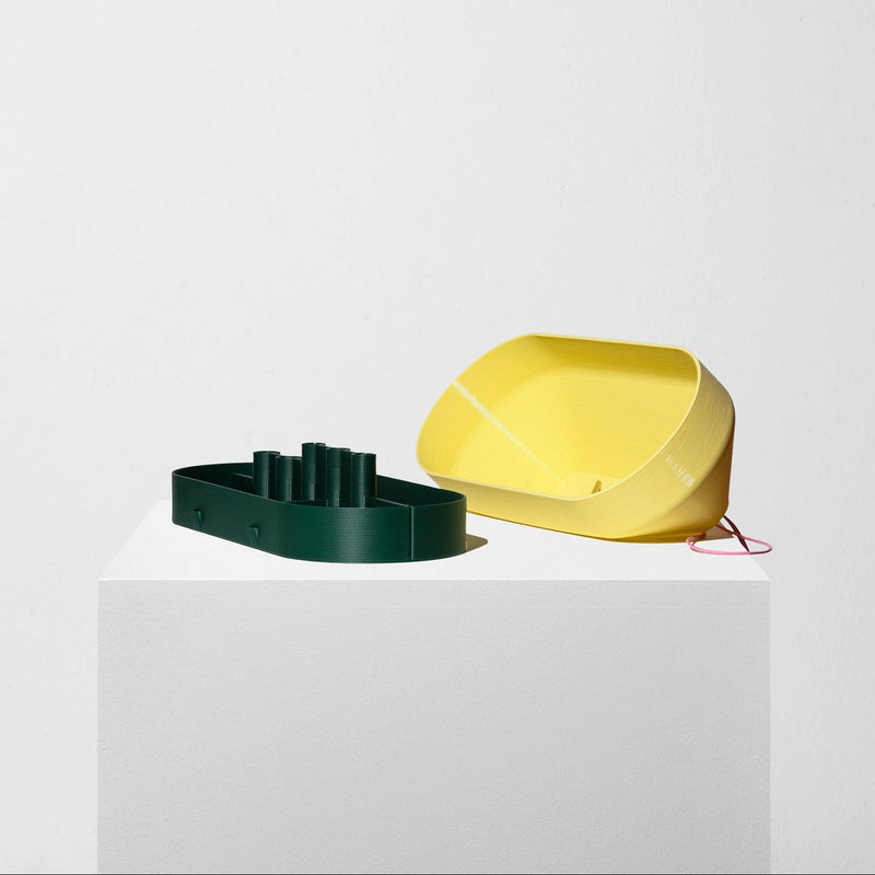 Studio Warren & Laetitia Toolbox Charlie Pastel Yellow/ Forest Green/ Pink