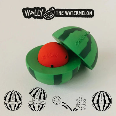 Oli & Carol Bad & Bijtspeeltje Watermelon Stacking Toy & Rattle Ball