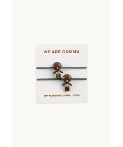 We Are Gommu Baby Hair Elastic Set Choco