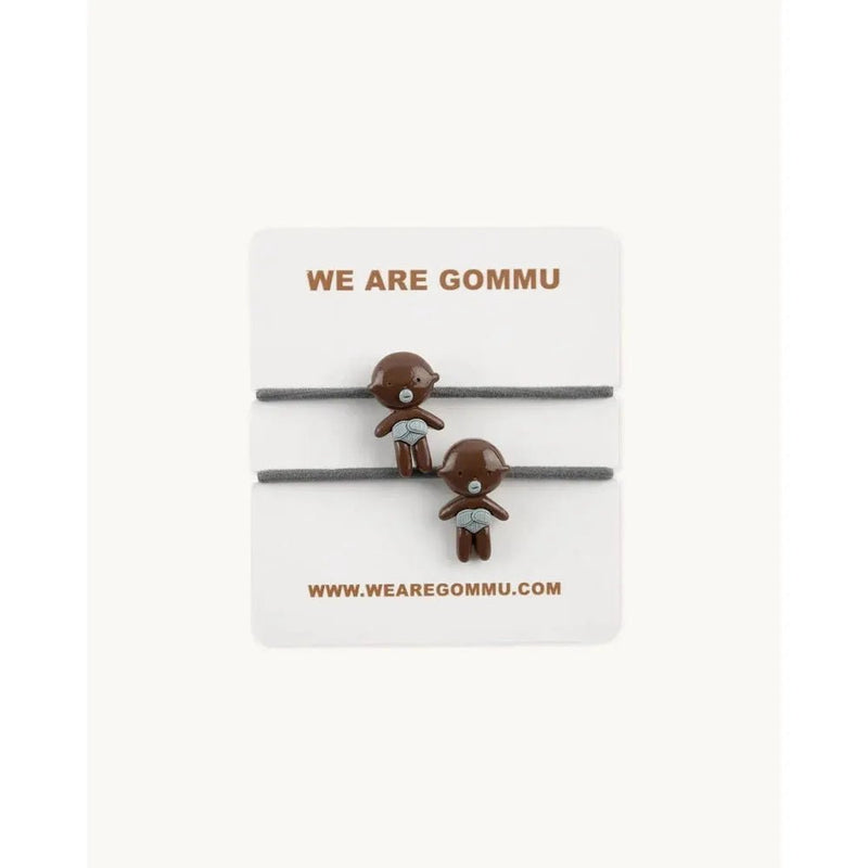 We Are Gommu Baby Hair Elastic Set Choco - Studio Play