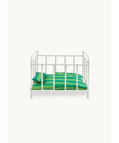 We Are Gommu Pocket Striped Crib Green