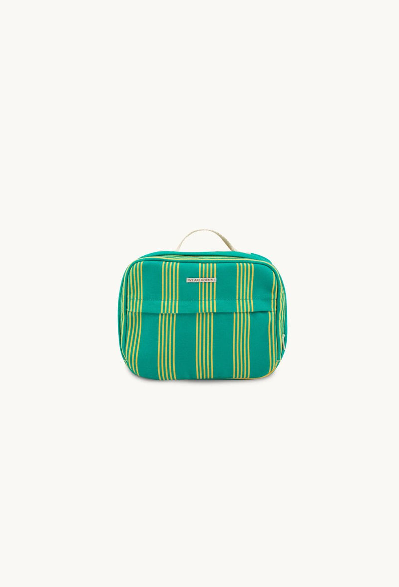 We Are Gommu Striped Pouch Green