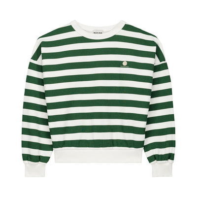 We Are Kids Sweat Tony Green Stripes - Studio Play