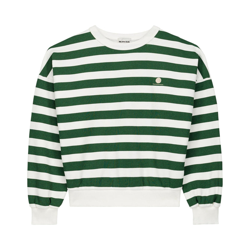 We Are Kids Sweat Tony Green Stripes - Studio Play