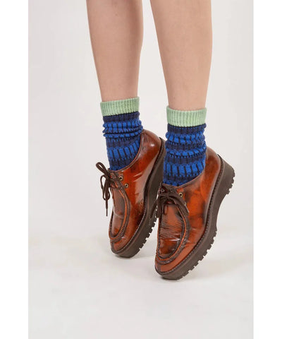 Wolvis Socks Bauhaus Cobalt