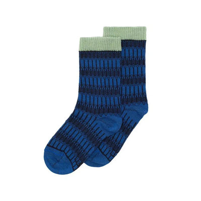 Wolvis Socks Bauhaus Cobalt - Studio Play