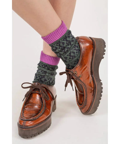 Wolvis Socks Bauhaus Indigo