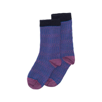 Wolvis Socks Bauhaus Purple - Studio Play