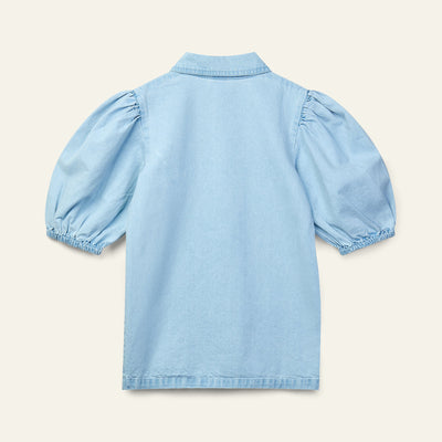 Wynken Annka Shirt Dress Pale Bleached Wash - Studio Play