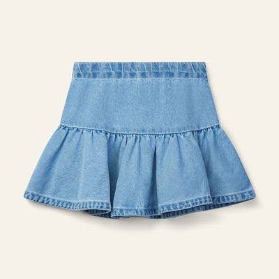 Wynken Cloud skirt Mid Wash Denim - Studio Play
