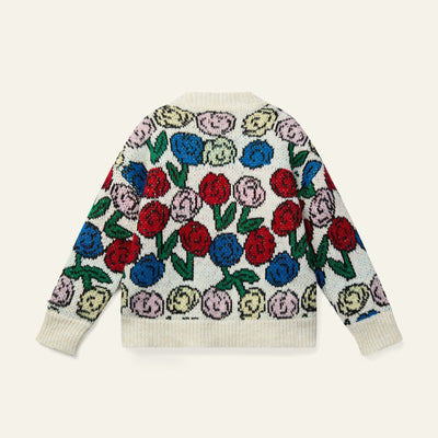 Wynken Kukka Cardigan Floral Colour - Studio Play