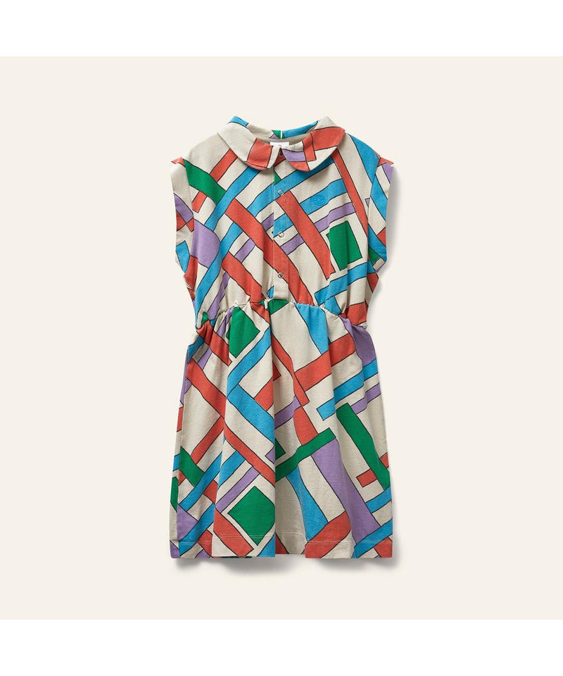Wynken Sleeveless Cloud Dress Tide White