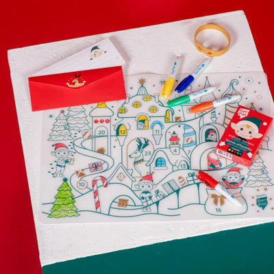 Super Petit Placemat Met Stiften Kit 'Kerst'