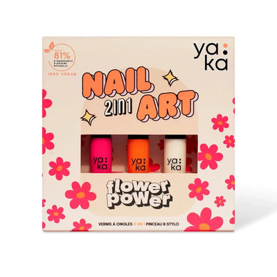 YAKA Kit Nail Art Flower Power