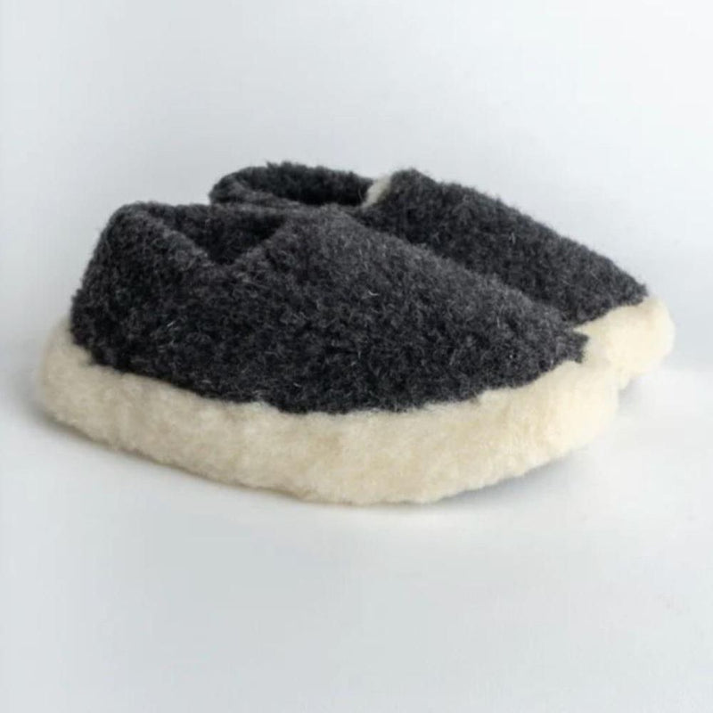 Yoko Wool Full Slippers Black