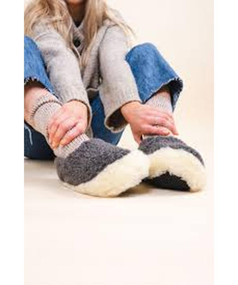 Yoko Wool Full Slippers Brown