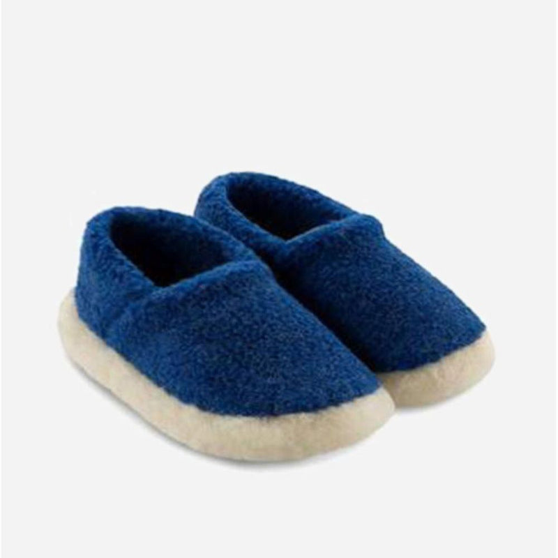 Yoko Wool Full Slippers Deep Blue - Studio Play