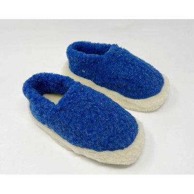 Yoko Wool Full Slippers Deep Blue - Studio Play