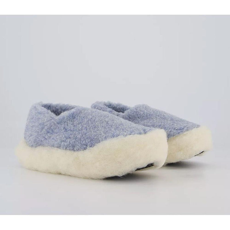 Yoko Wool Full Slippers Light Blue - Studio Play