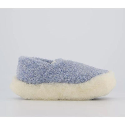 Yoko Wool Full Slippers Light Blue - Studio Play