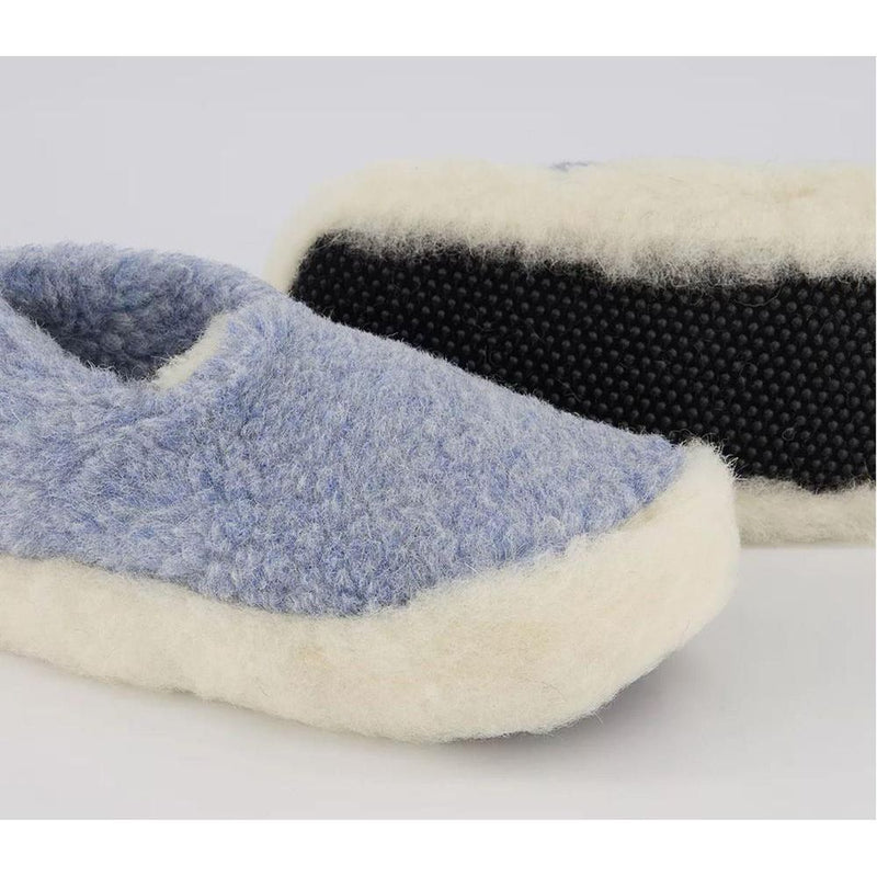 Yoko Wool Full Slippers Light Blue - Studio Play